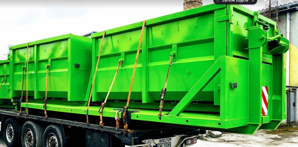 Platforma hakowa kontener KP laweta pomoc drogowa