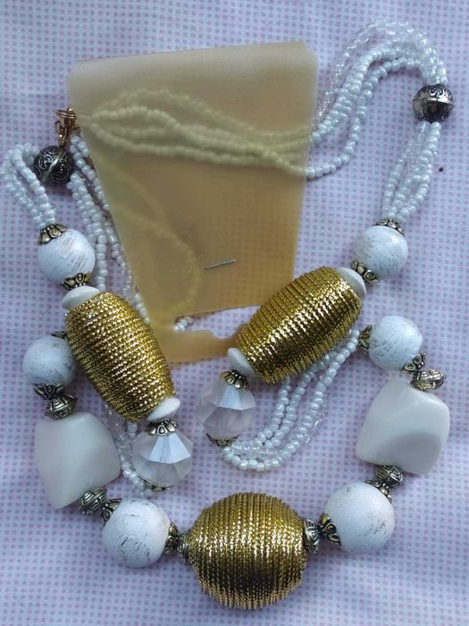 Летнее колье - бусы