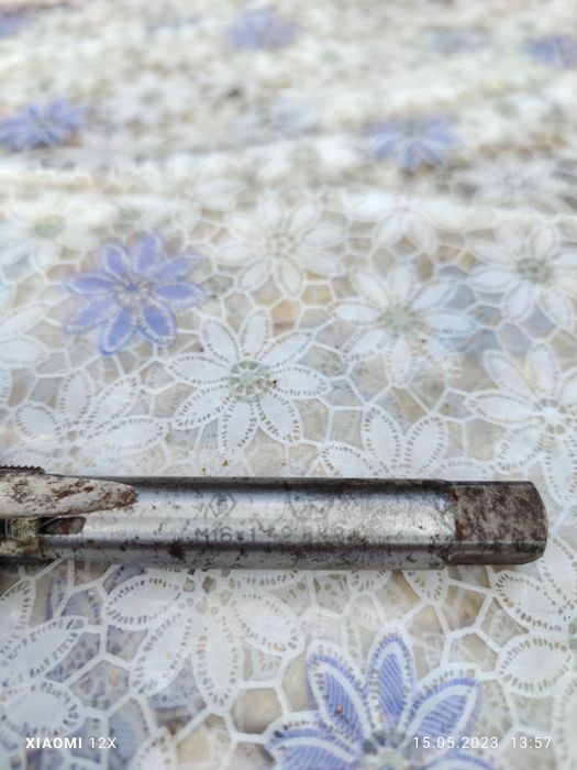 Метчик м16х1 твердосплавные гребенки