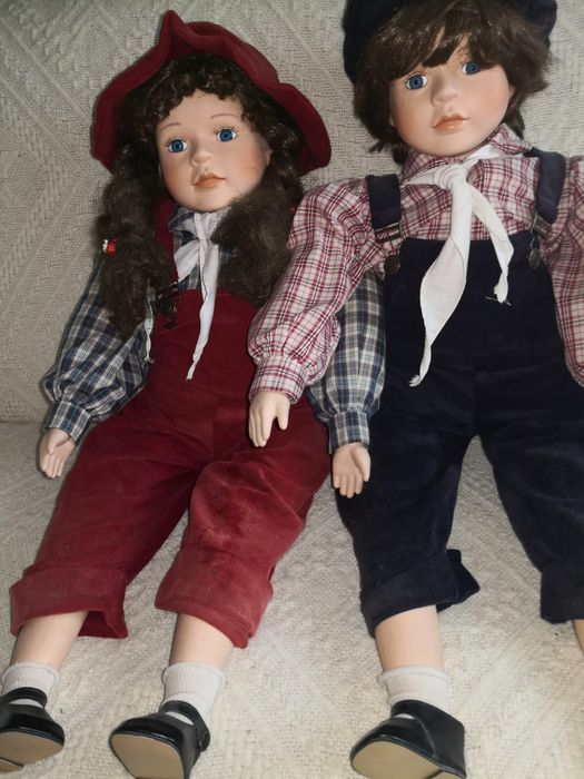 Lalki porcelanowe para