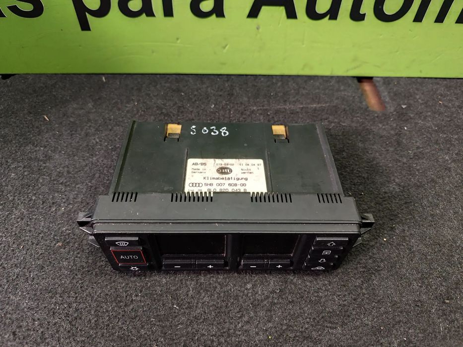 AUDI A3 8L / A4 B5 COMANDO CHAUFAGEM CLIMATRONIC - S038