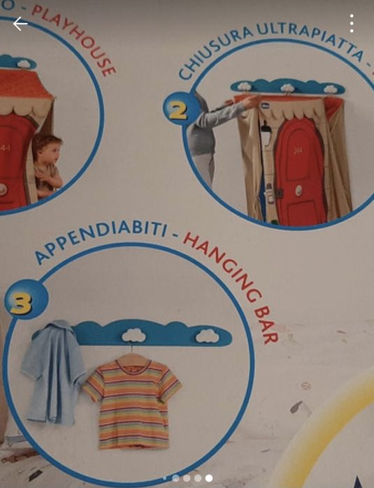 Casa de parede de brincar Chicco