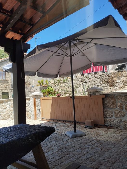 Chapéu de Sol para Jardim Base com Rodas