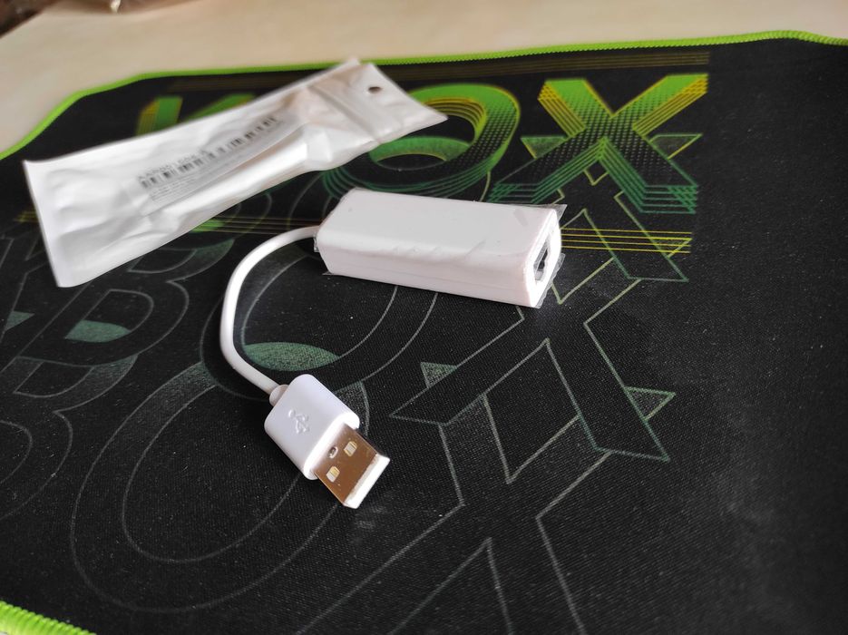 сетевая карта USB - Ethernet RJ-45 (100 Mbit/качественный чип Realtek)