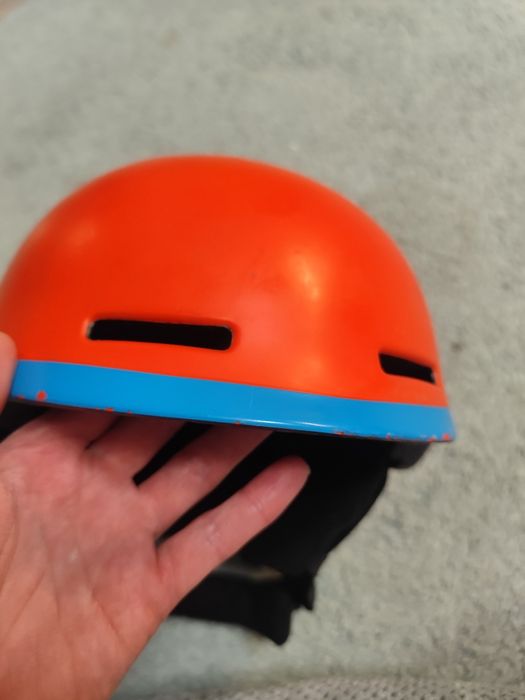 Kask Salomon kid 53-56 M pomarańczowy narciarski grom fluo Orange - bl