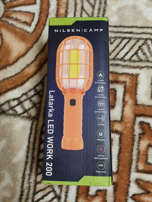 Latarka warsztatowa LED WORK 200 3W 150LM z magnesem - NOWA