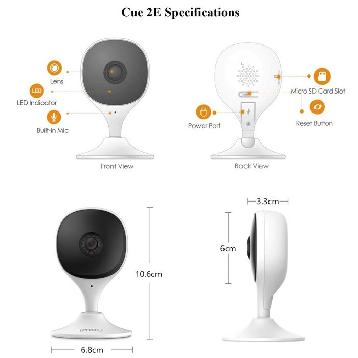 IP камера 3мп Imou Cue 2E (IPC-C32SP) - НОВИНКА