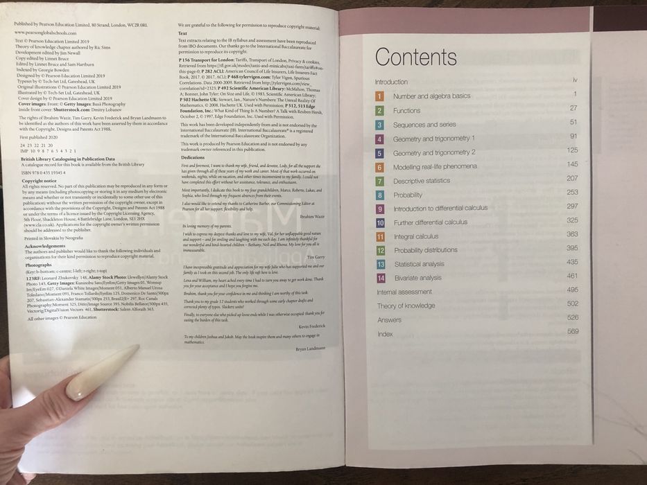 Mathematics Applications And Interpretation podręcznik do IB