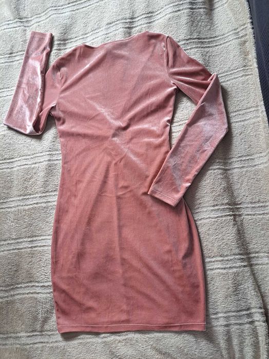 Sukienka welurowa H&M S