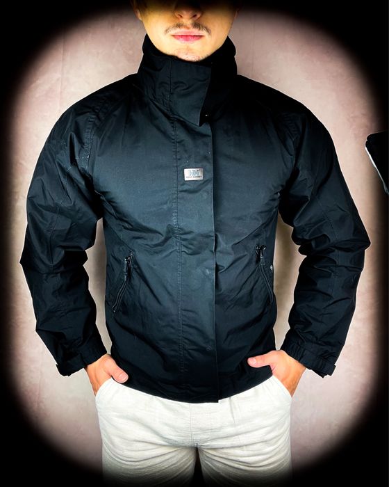 «Helly Hansen» Ocieplana Czarna Męska Kurtka bez Kaptura na Jesień (S)