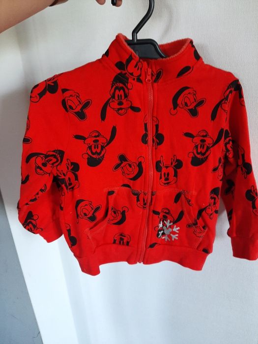 Cool Club, Bluza chłopięca r. 98 rozpinana, czerwona, Disney