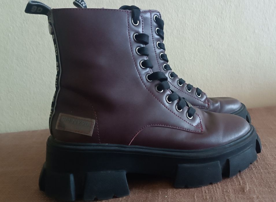 Workery Steve Madden skóra naturalna