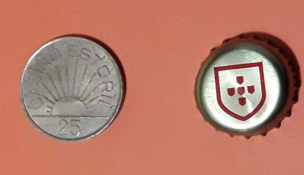 Ficha/Moeda Casino Estoril 25 (vinte e cinco escudos)