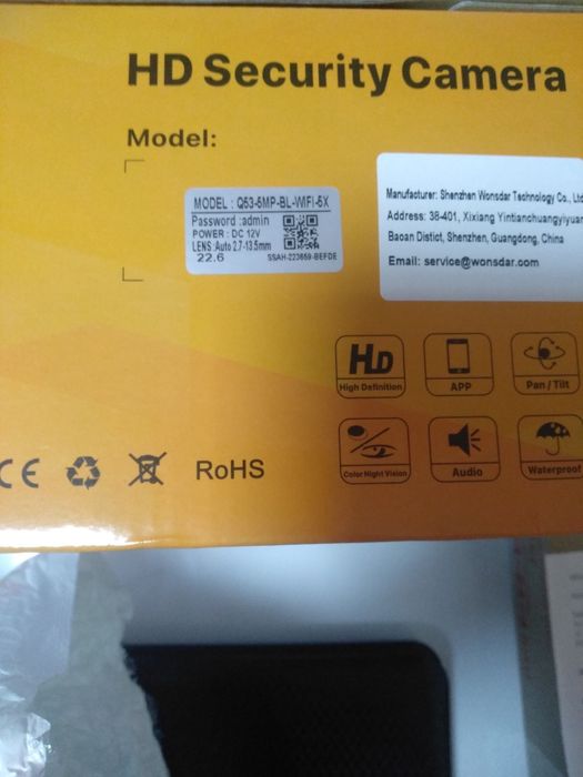 WiFi ip 5 ти кратный зум Поворотная камера 2мп 5мп оптический зум