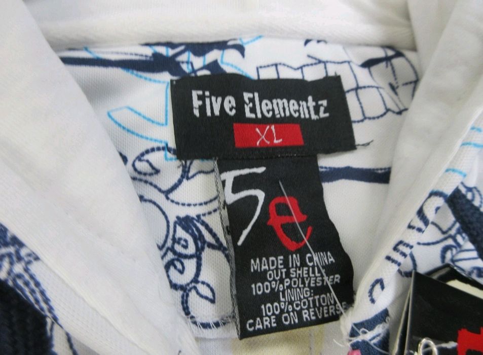 5elementz zip hoodie full new