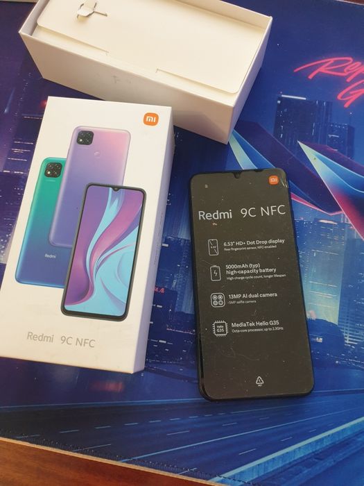 Смартфон Xiaomi Redmi 9C 3/64 GB Midnight Gray NFC