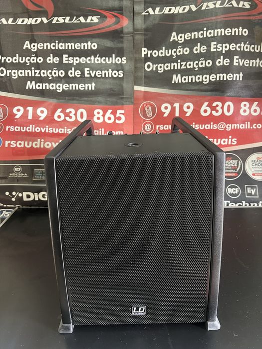Ld systems curv 500 com sacos de transporte novo