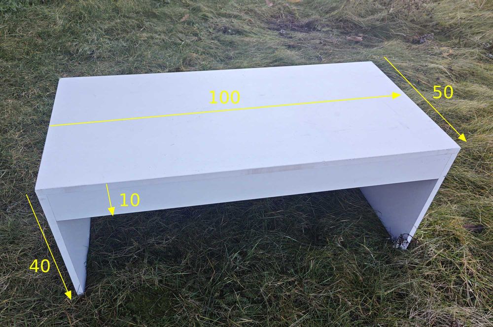 Stoły/Biurka/Witryny/Regały Białe NOWE 100x50x80 cm lub 100x50x40 cm