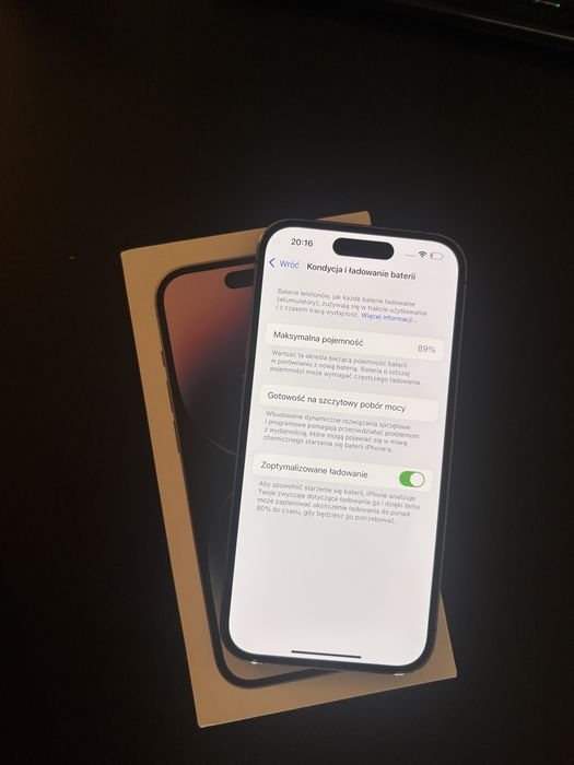iPhone 14 Pro Deep Purple 128GB – zadbany egzemplarz + etui