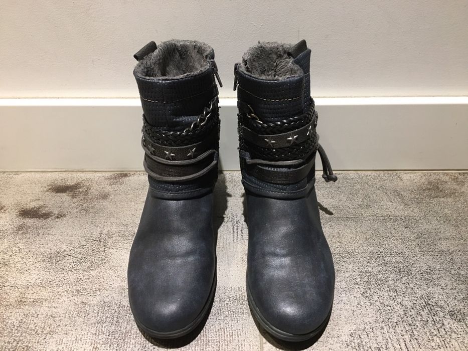 Buty, botki, kozaki Dockers, ocieplane, roz. 38