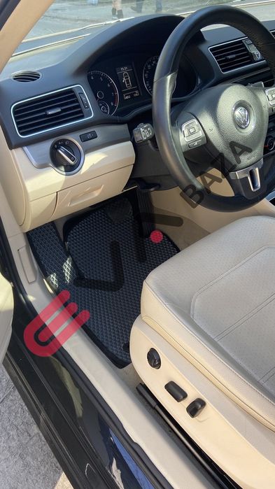 Коврики в салон Ева,Eva ЭВА Passat B3 4 5 6 7 В8 CC Alltrack Polo Bora