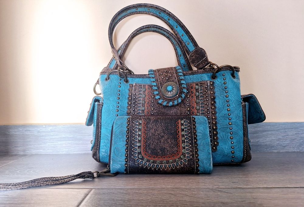 Conjunto de Mala e carteira