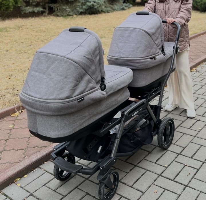 Коляска для двійні 2 в 1 Peg Perego Duette Piroet (люльки + прогулянки)