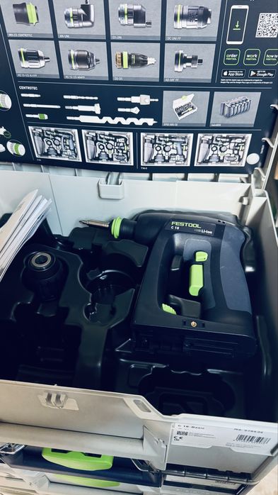 Шуруповерт Festool , нові з гарантією c18 t18