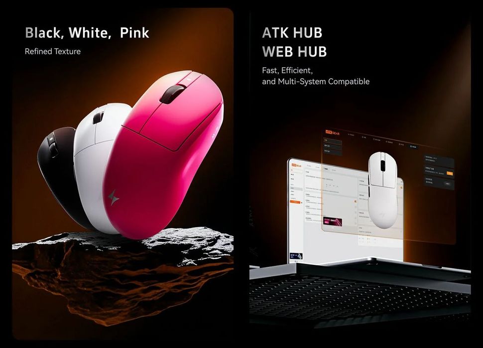 ATK A9 Plus‼️ГАРАНТІЯ‼️Ігрова мишка ATK Attack Shark VGN VXE