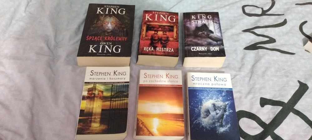 Stephen King książki, bazar,Królewny, ręka, ,dom, mroczna, po zachodzi