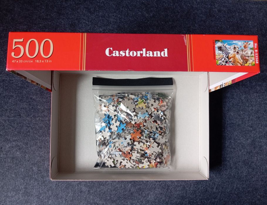 Puzzle 500 elementów "African Selfie" Castorland