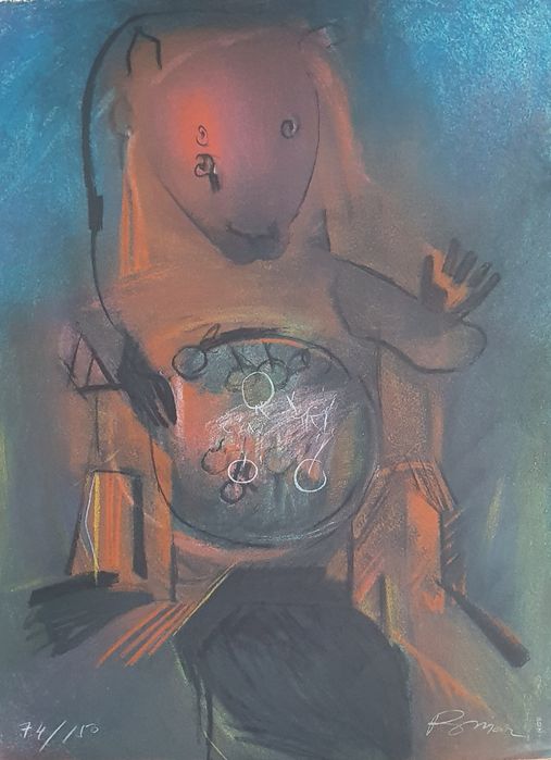 As Profissões - Colecção de 7 Serigrafias de Júlio Pomar