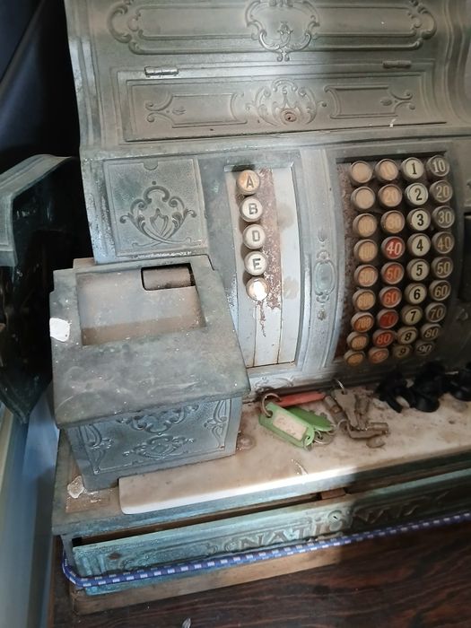 Máquina registadora antiga