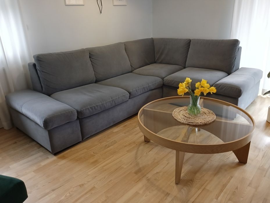 Narożnik sofa kanapa Helvetia z funkcją spania