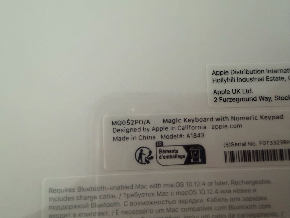 Apple Magic Keyboard - Teclado Apple Original Selado