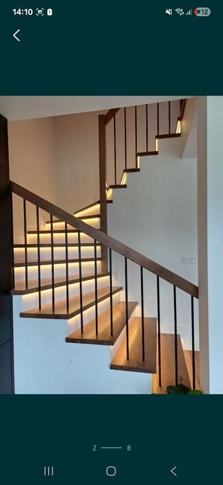 Schody , schody drewniane