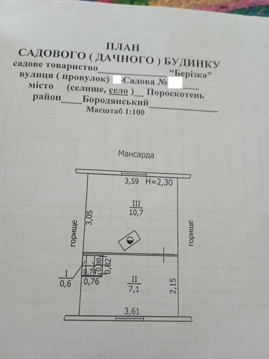 Продам будинок Клавдієво, Пороскотень, Ближні сади