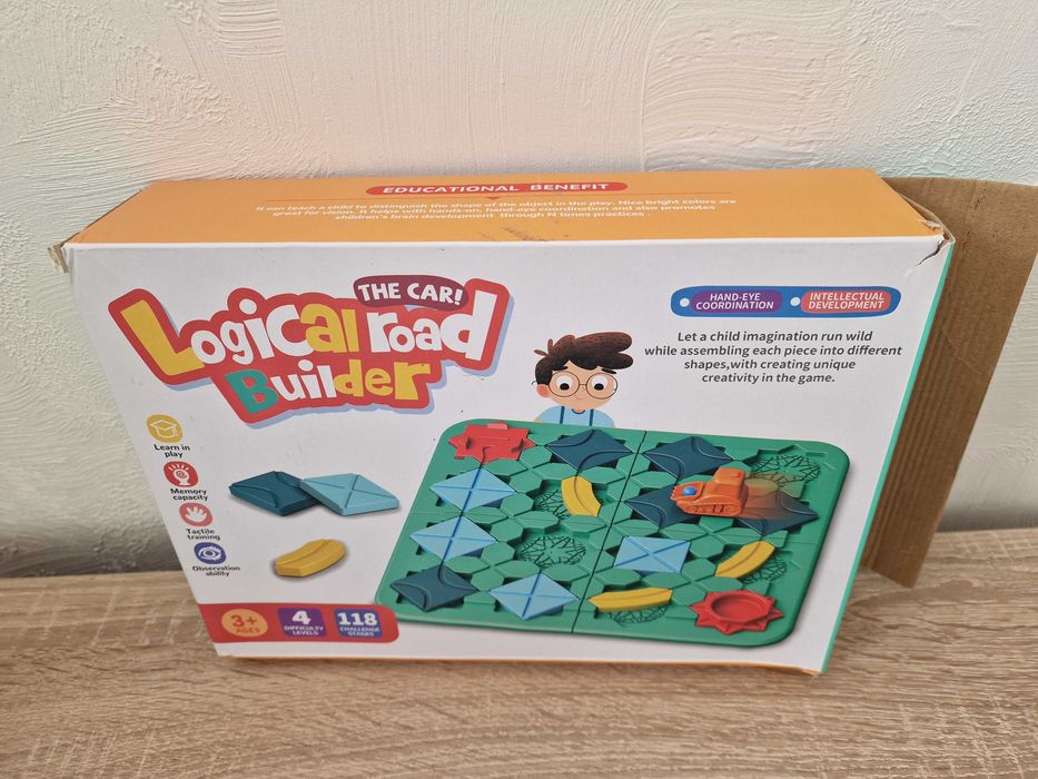 Logiczna gra dla dzieci Logical Road Builder Board