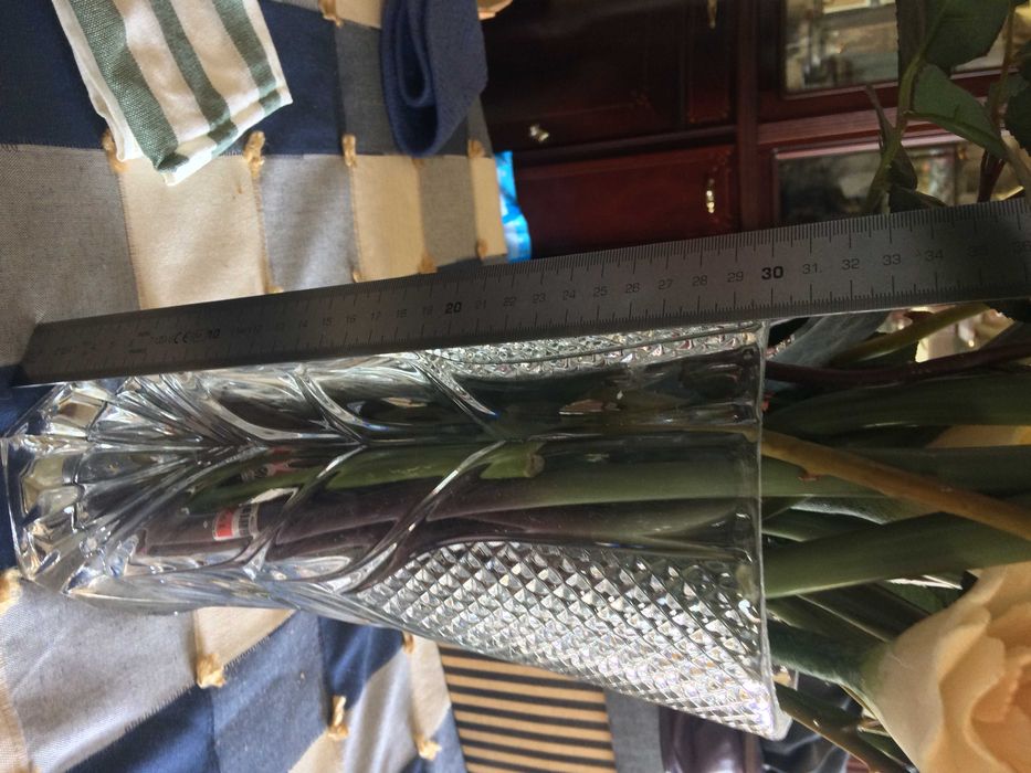 Terrina vista alegre portugal e jarra de vidro trabalhado