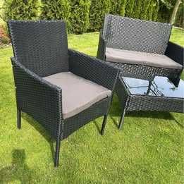 Meble na taras technorattan komplet 4 osobowy NOWE