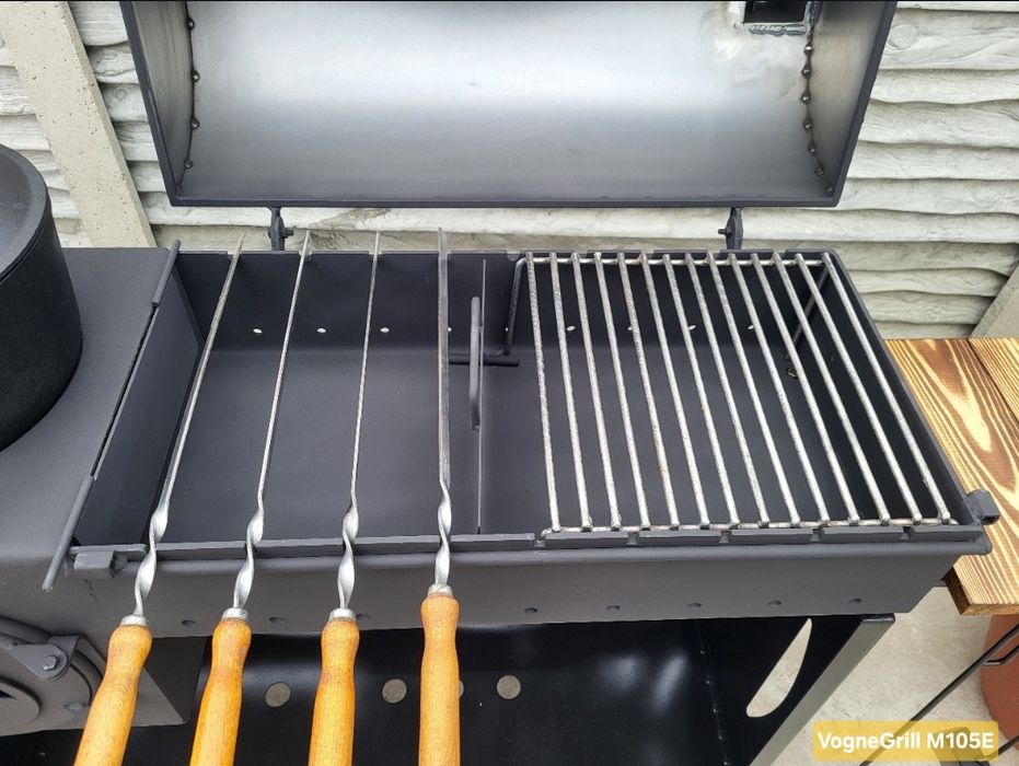 • ХІТ 2026 • Гарантія • Мангал Барбекю з Піччю під Казан / Коптильня