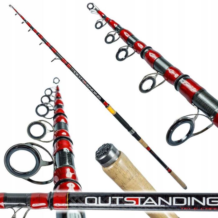 Wędka Karpiówka TELESKOP OUTSTANDING 3,60 m CARBON Idealny Prezent