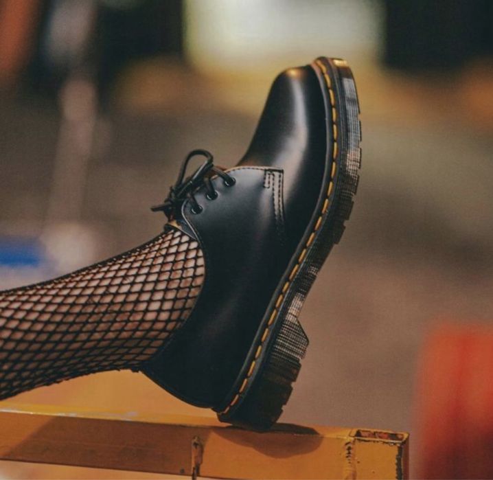Półbuty glany Oxfordki czarne klasyczne eleganckie derby martensy damskie emo