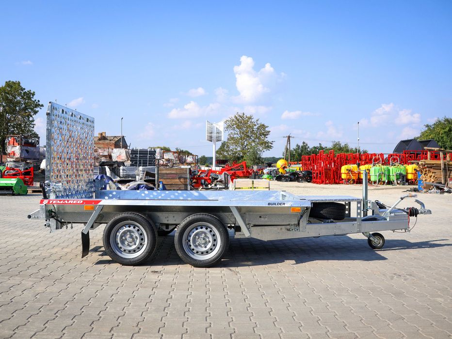 Nowa przyczepa do przewozu minikoparki Temared BUILDER 3 2615/2 S 2,7T
