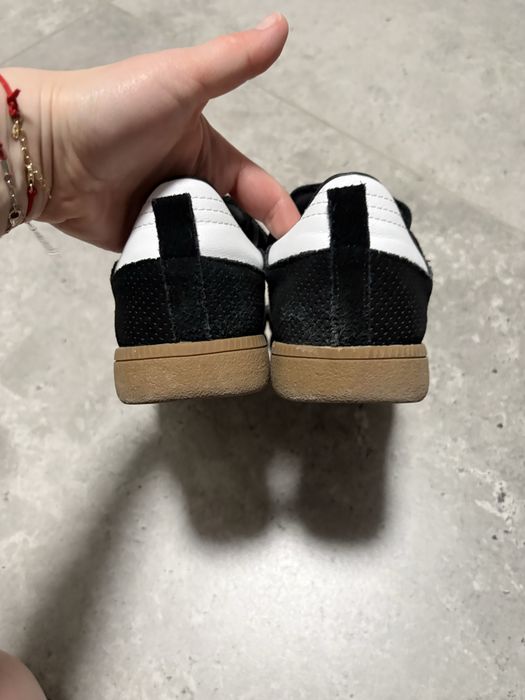 Skórzane sneakersy Goodin 36 czarne