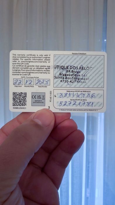 LONGINES SPIRIT Automático - de 22/12/2025 - (COMO) NOVO - SÓ HOJE!