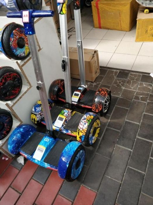 СУПЕР ЦЕНА‼️ Сигвей А8 Гироскутер с ручкой SMART A8 Гироборд Космос ‼