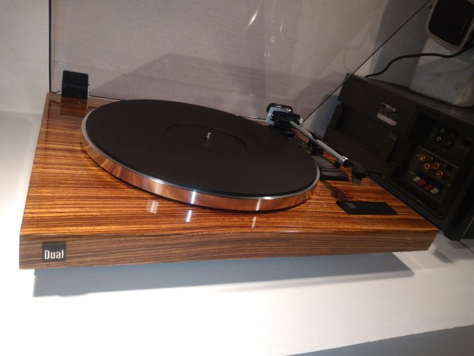 Gramofon Dual CS 455 Silver."palisander"