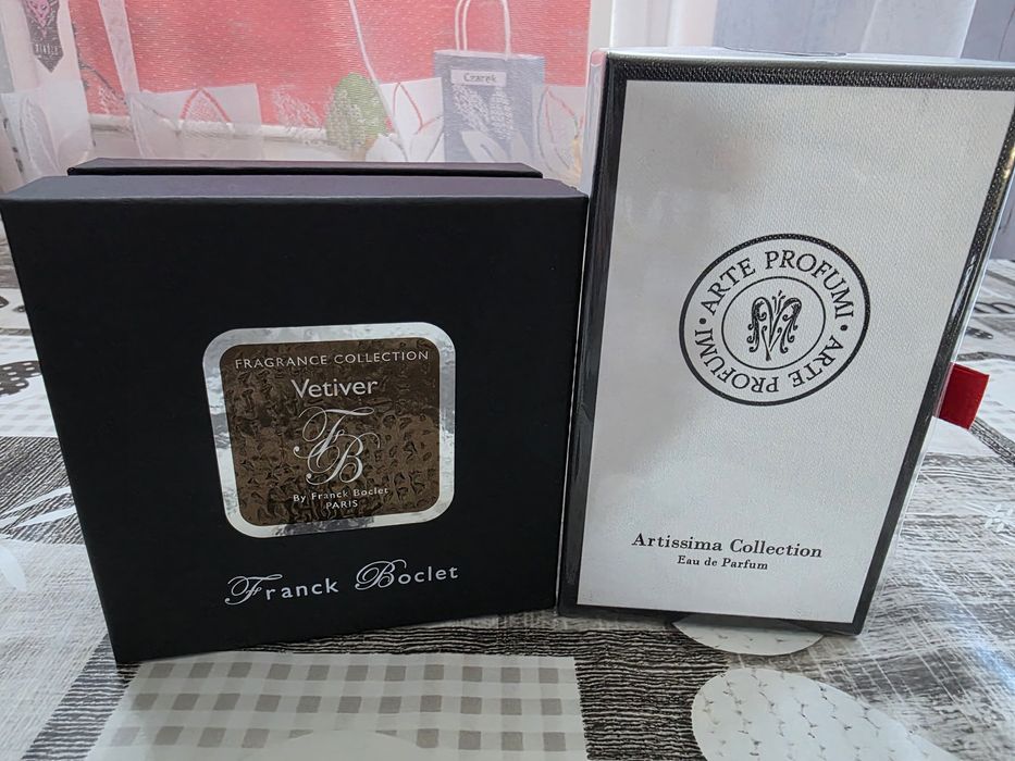 Giallo Riviera di Arte Profumi plus Franck Boclet Vetiver