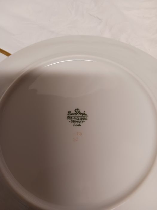 Rosenthal serwis obiadowy zloty rant